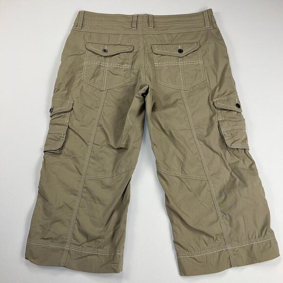 Kuhl Resistor Air Roll-Up Short Adjustable Cargo Crop Pant/Bermuda Tan Size 6 - Picture 9 of 12
